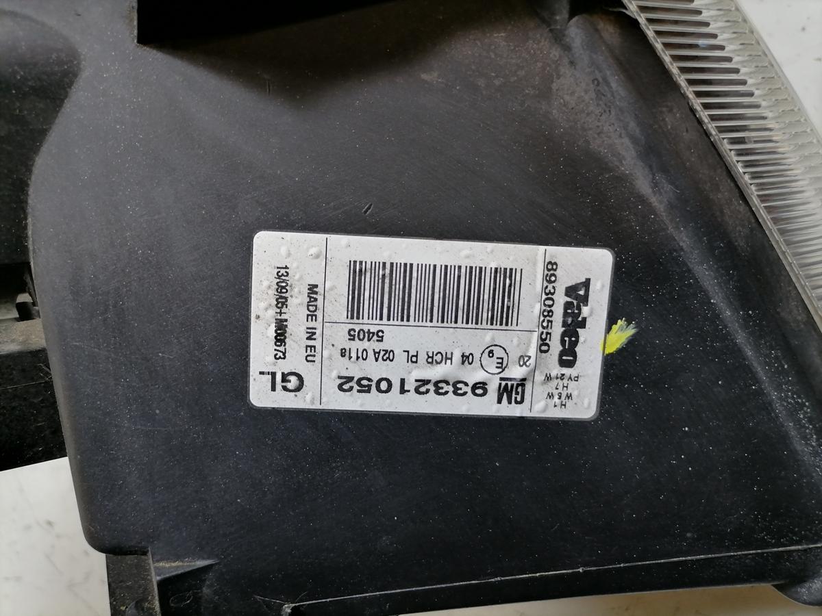 Opel Meriva A original Scheinwerfer vorn links Halogen Bj.2005